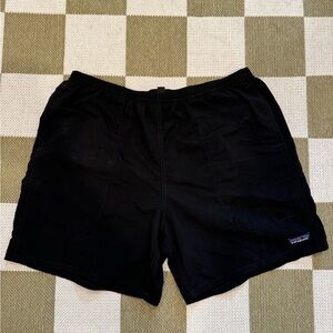 Patagonia black Baggies shorts